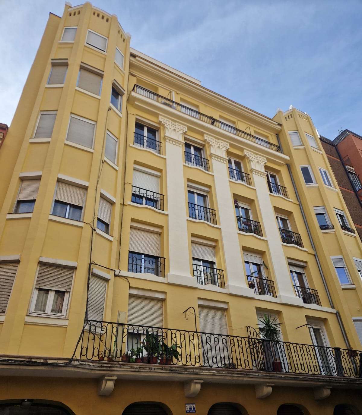 Rehabilitación de fachada en Calle Delicias