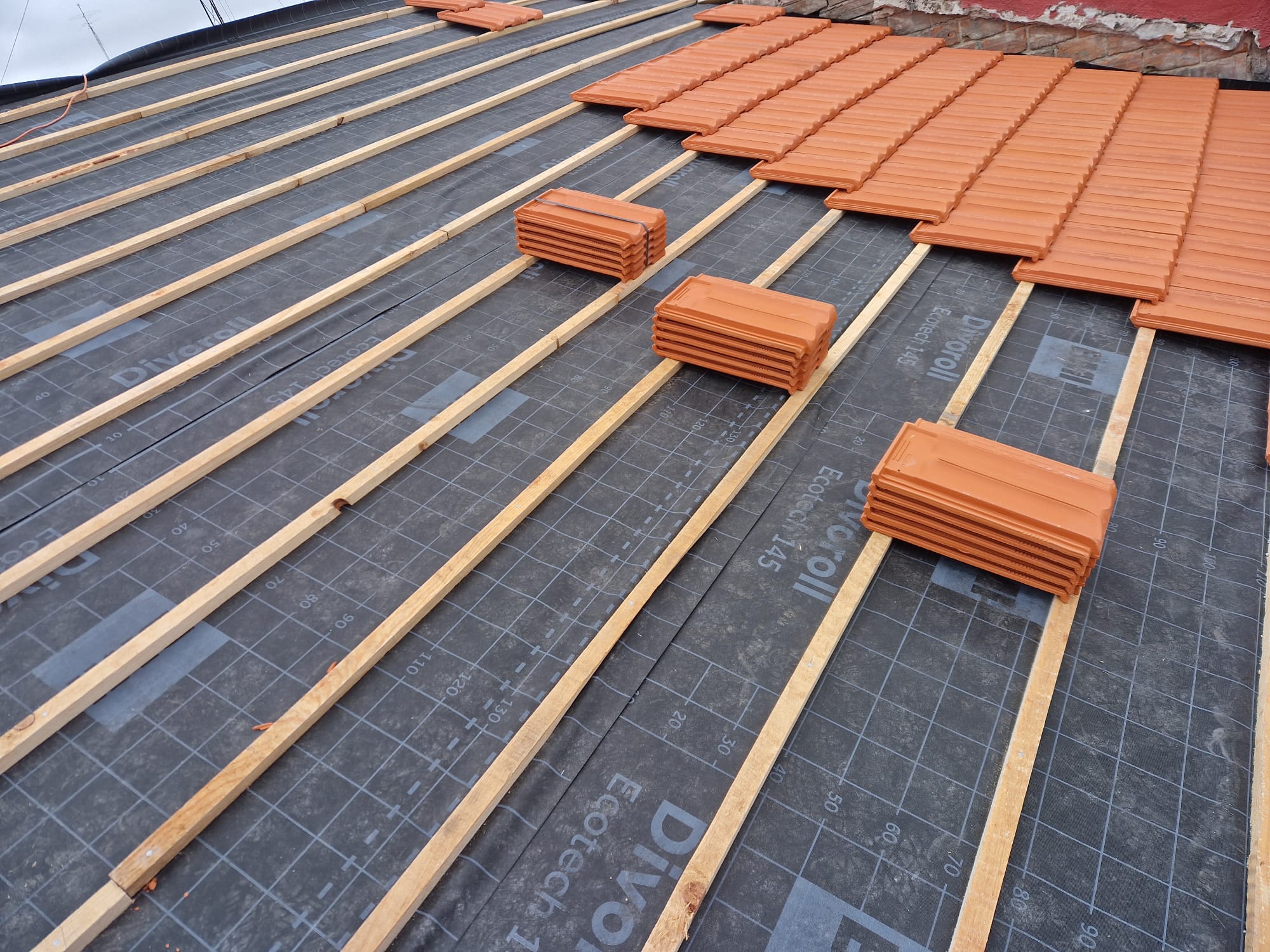 Proceso de rehabilitación de tejado